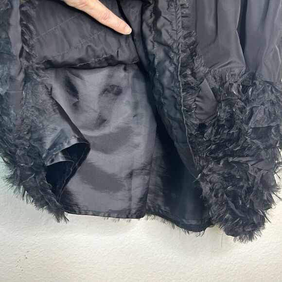 Twelve by Twelve Black Tiered Tulle Bow Back Fit and Flare Dress S - Picture 6 of 11